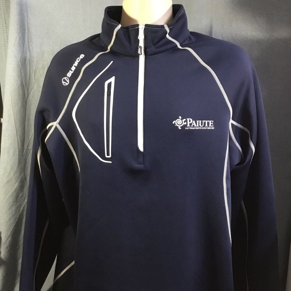 Sunice Las Vegas Paiute Golf Resort Long Sleeve Shirt Sz Large